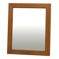 Ascott Solid Timber Frame Wall Mirror - Light Pecan