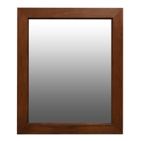 Ascott Solid Timber Frame Wall Mirror - Mahogany