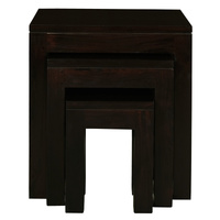 Amsterdam Nest of Table Set of 3 (Chocolate)
