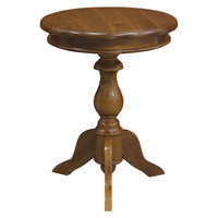 Milano Round Wine Table (Light Pecan)