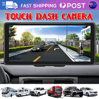 10.26" 4K Dash Cam Car Stereo For Apple Carplay & Android Auto GPS Rear Camera