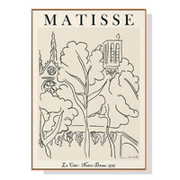 Wall Art 80cmx120cm Line Art By Henri Matisse Wood Frame Canvas