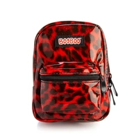 Red Leopard Print Backpack Mini