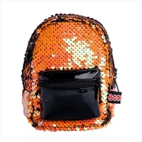 Orange Sequins Backpack Mini