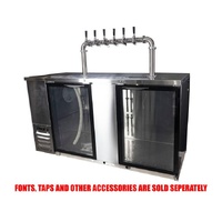 Kegerator - KegMaster Super Deluxe - Two Door Large