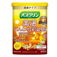 [6-PACK] Japanese Medicinal Bath Salt 600g Citrus Ginger