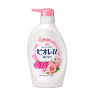 [6-PACK] Japan Biore Soft Acid Hydrating Body Wash 480ml( 2 Scents Available ) Rose