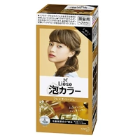 [6-PACK] Japan Liese Black Hair with Foam Hair Dye 108ml (11 Colors Available) French Beige