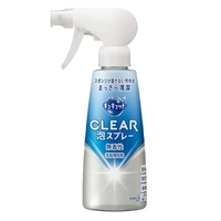 [6-PACK] Kao CLEAR Foam Spray Cleaner for Food Utensil 300ml (Efficient Clean Food Oil stains)  Fragrance free
