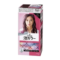 [6-PACK] Japan Liese Black Hair with Foam Hair Dye 108ml (11 Colors Available) Cold Pink