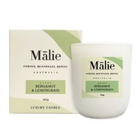 Bergamot & Lemongrass Luxury Soy Candle 185g