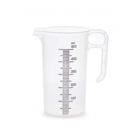 500ml Measuring Jug Heavy Duty Clear Plastic Propylene BPA 5 Food Grade Pro-Jug