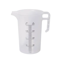 2L Measuring Jug Heavy Duty Clear Plastic Propylene Food Grade BPA 5 Pro-Jug