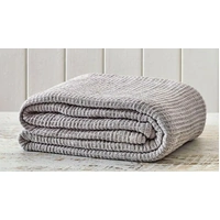 Organic Cotton Waffle Woven Blanket