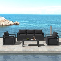 Alfresco 5-Seater Deep-Seated Patio Set Äì White