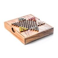 Chinese Checkers - wooden board game, strategy game, game for adults, game