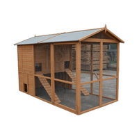 YES4PETS XXXL Walk-in Chicken Coop Rabbit Guinea Pig Hutch Ferret Hen Cat House