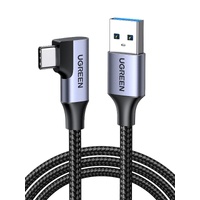UGREEN 20299 Right Angle USB-C Fast Charging Cable 5Gbps 1M