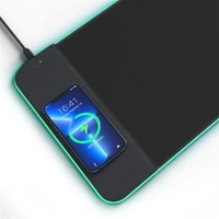 T543-F RGB Illuminated 15W Wireless Charging Mouse Pad 