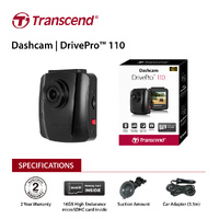 Transcend 16G DrivePro 110, 2.4" LCD, with Suction Mount