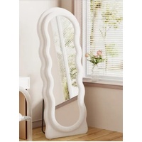 Cloud Wavy Velvet Free Standing / Wall Mirror