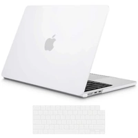 15 inch Air 2023 MacBook Air Matte Case  A2941 M2 Chip Hard Shell Case Keyboard Cover White