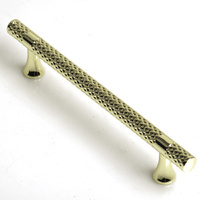 Gold Solid Zinc Kitchen Cabinet Handles Drawer Bar Handle Pull 128mm