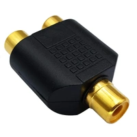 RCA Female to RCA Female Audio Splitter Adapter Connector Coupler