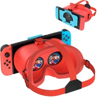 DEVASO VR Headset for Nintendo Switch Orange&Blue
