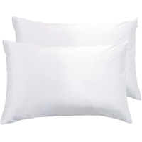 Gioia Casa Luxury Pillowcase 2 Pack - 100% Pure Mulberry Silk on Both Sides - White