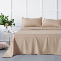 Bamboo Microfibre Sheet Set - Linen - Single
