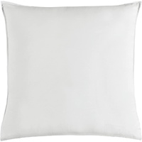 Gioia Casa Vintage Washed 100% Cotton European Pillowcase - Luxurious European Pillow Cover - White - 1 Pc