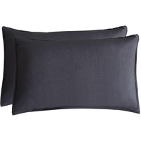 Bamboo Microfibre Standard Pillowcase x2 (one pair) - Charcoal