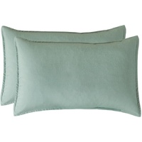 Bamboo Microfibre Standard Pillowcase x2 (one pair) - Sage Green