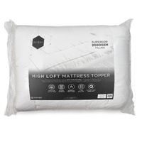2000GSM STANDARD MICROFIBRE MATTRESS TOPPER - SINGLE