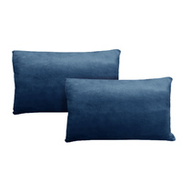 Alastairs Augusta Blush Pair of Flannel Fleece European Pillowcases