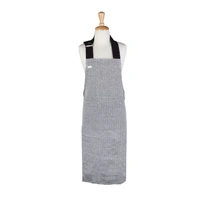 Rans Herringbone Charcoal Cotton Apron