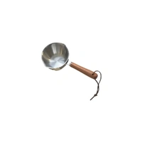 304 Stainless Steel Oil Poured Pot With Wood Handle 120ml