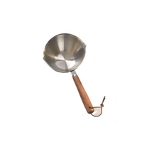 304 Stainless Steel Oil Poured Pot With Wood Handle 200ml