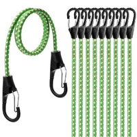 10-Piece Bungee Cords With Hook 40inch Outdoor Elastic Bungee Straps Luggage