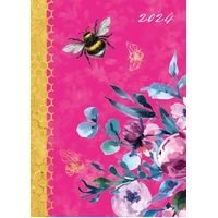 Queen Bee - 2024 Premium A6 Flexi Pocket Diary Planner Christmas New Year Gift