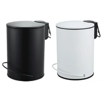 3L Soft Close Pedal Bin Black
