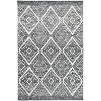 Amritsar Glenfalls Anthracite Tribal Rug 240X330