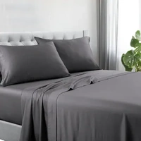 1200tc hotel quality cotton rich sheet set mega king charcoal