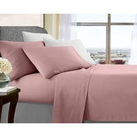 ultra soft microfibre sheet set king single rose gold