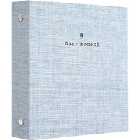 100 Pockets Mini Photo Album - Picture Case for Fujifilm Instax Film 7 8 9 11 12 25 40 50 70 90 Instant Camera & Name Card - Light Blue