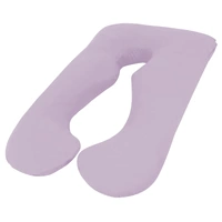 Woolcomfort Aus Made Maternity Pregnancy Nursing Sleeping Body Pillow Pillowcase Included Lilac x Grey