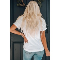 Azura Exchange Leopard Print Short Sleeve T Shirt - M