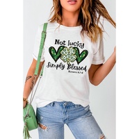 Azura Exchange Leopard Slogan Graphic Tee - M
