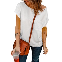 Azura Exchange Pocketed Tee with Side Slits - 2XL